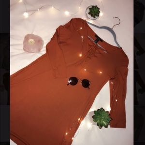 Forever 21 Lace up Dress